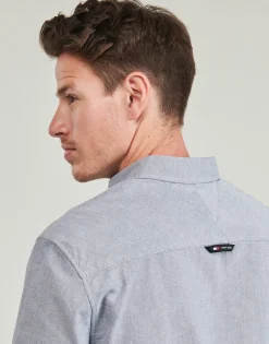 Tommy Jeans TJM ENTRY REG OXFORD SHIRT-Homme Chemises