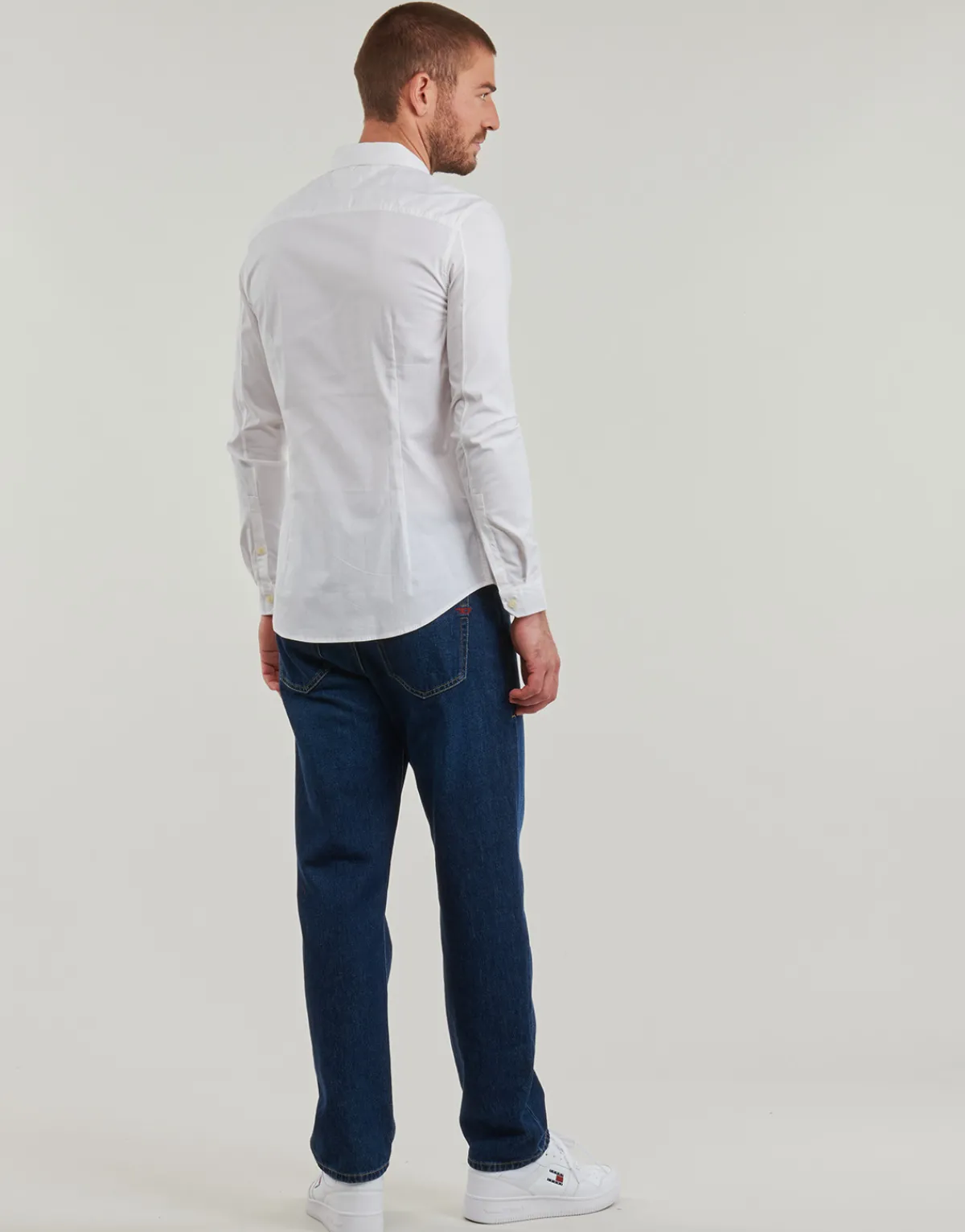 Tommy Jeans TJM ORIGINAL STRETCH SHIRT-Homme Chemises