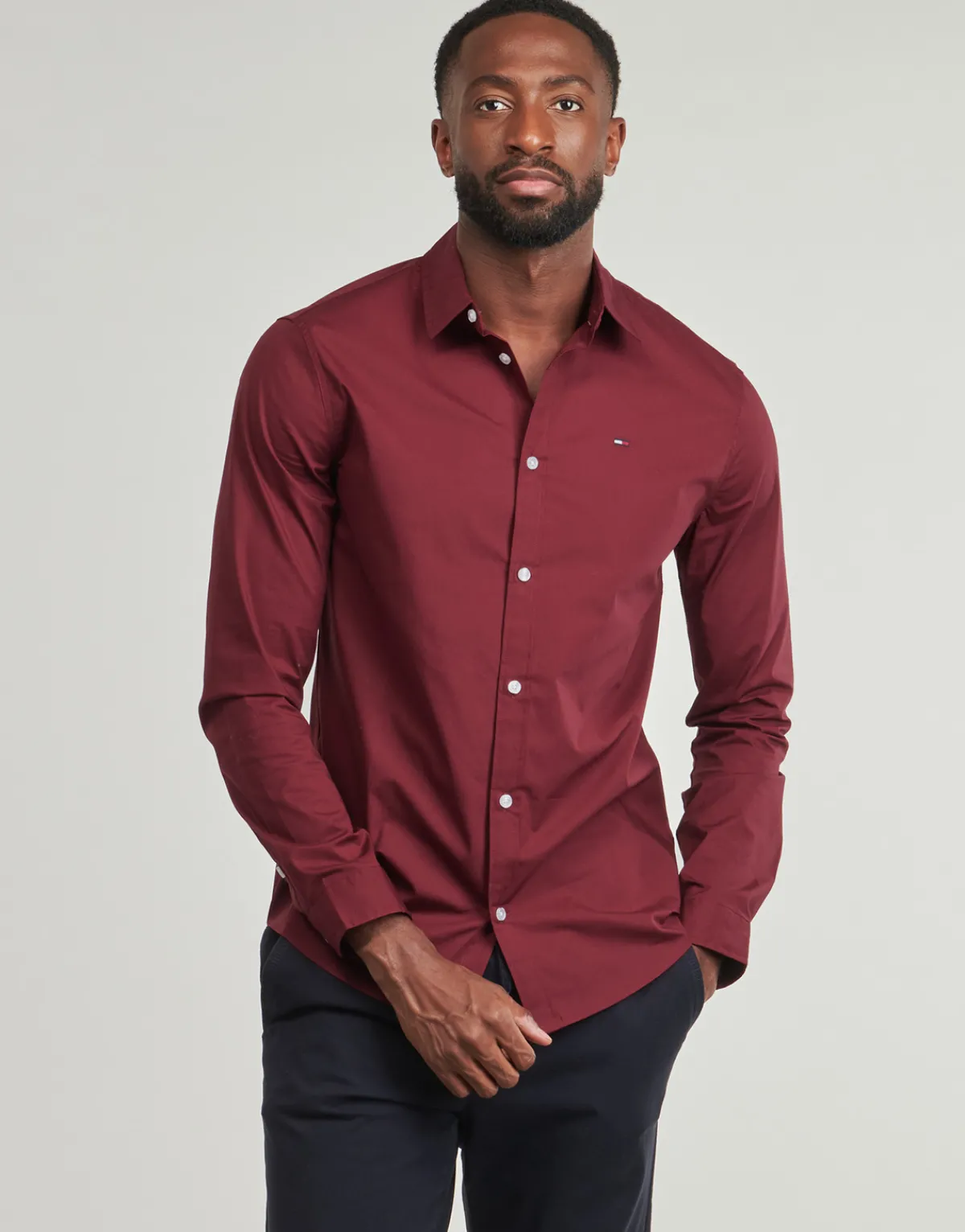Tommy Jeans TJM ORIGINAL STRETCH SHIRT-Homme Chemises
