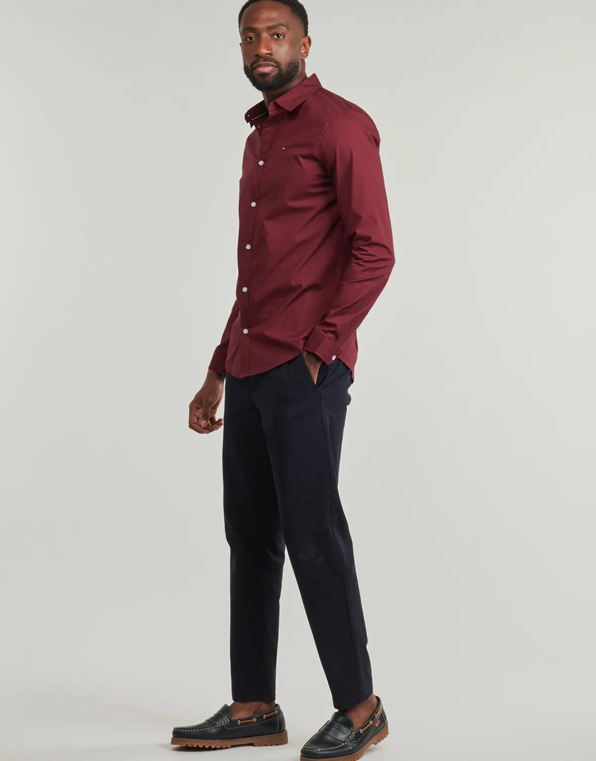 Tommy Jeans TJM ORIGINAL STRETCH SHIRT-Homme Chemises