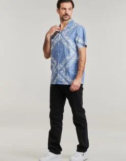 Tommy Jeans TJM REG AOP SS SHIRT EXT-Homme Chemises