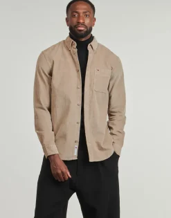 Tommy Jeans TJM REG BABY CORD SHIRT EXT-Homme Chemises
