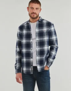 Tommy Jeans TJM REG CHECK FLANNEL SHIRT EXT-Homme Chemises