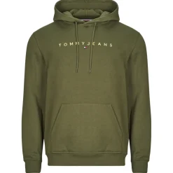 Tommy Jeans TJM REG LINEAR GOLD HOOD EXT-Homme Sweats & Polaires