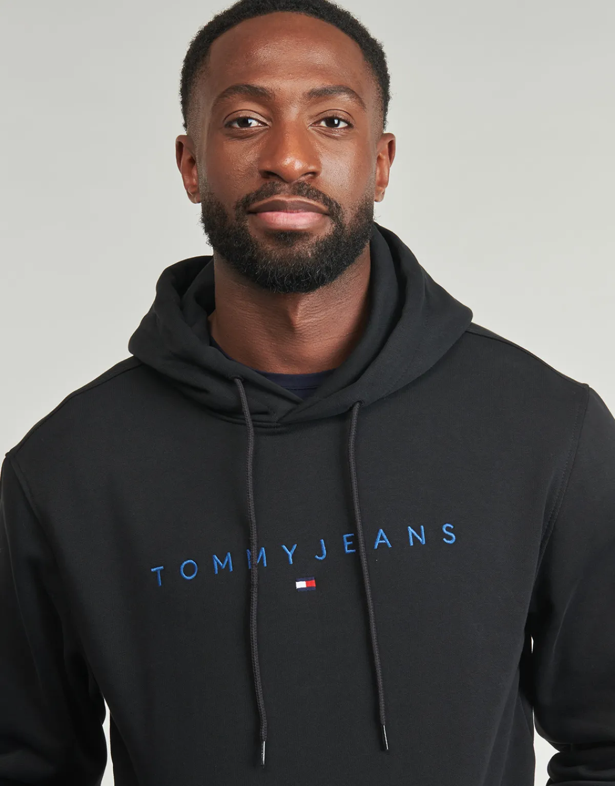 Tommy Jeans TJM REG LINEAR LOGO HOODIE EXT-Homme Sweats & Polaires|Sweats & Polaires