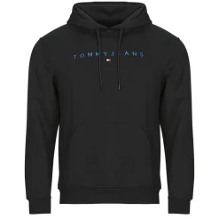 Tommy Jeans TJM REG LINEAR LOGO HOODIE EXT-Homme Sweats & Polaires|Sweats & Polaires