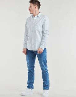 Tommy Jeans TJM REG OXFORD STRIPESHIRT-Homme Chemises