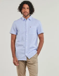 Tommy Jeans TJM REG STRIPE-Homme Chemises