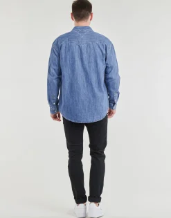 Tommy Jeans TJM RLX WESTERN DENIM SHIRT-Homme Chemises