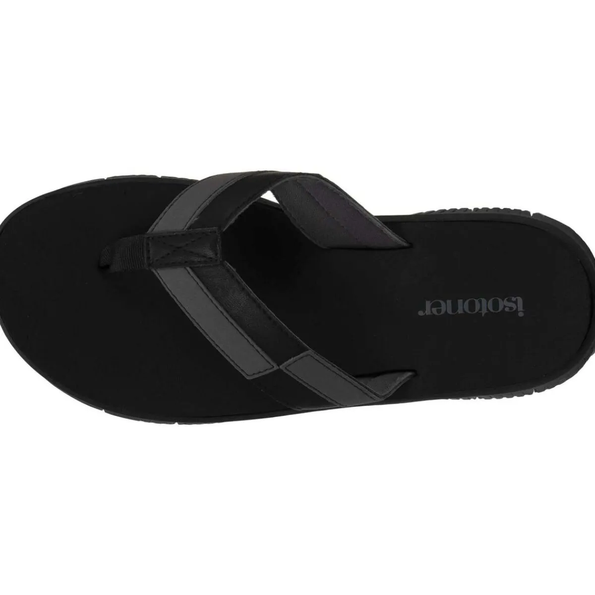 Isotoner Tongs sport Homme confort Noir-Homme Tongs