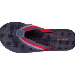 Isotoner Tongs tige large Homme rayure-Homme Tongs