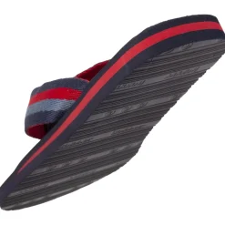 Isotoner Tongs tige large Homme rayure-Homme Tongs