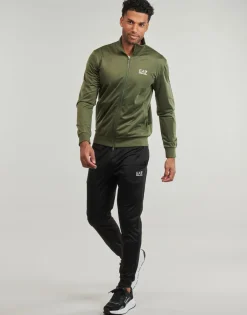 Emporio Armani EA7 TRAIN CORE ID M T-SUIT T-TOP FZ CH PL CC-Homme Joggings & Survêtements