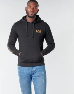 Emporio Armani EA7 TRAIN LOGO SERIES M HOODIE RN COFT-Homme Sweats & Polaires|Sweats & Polaires