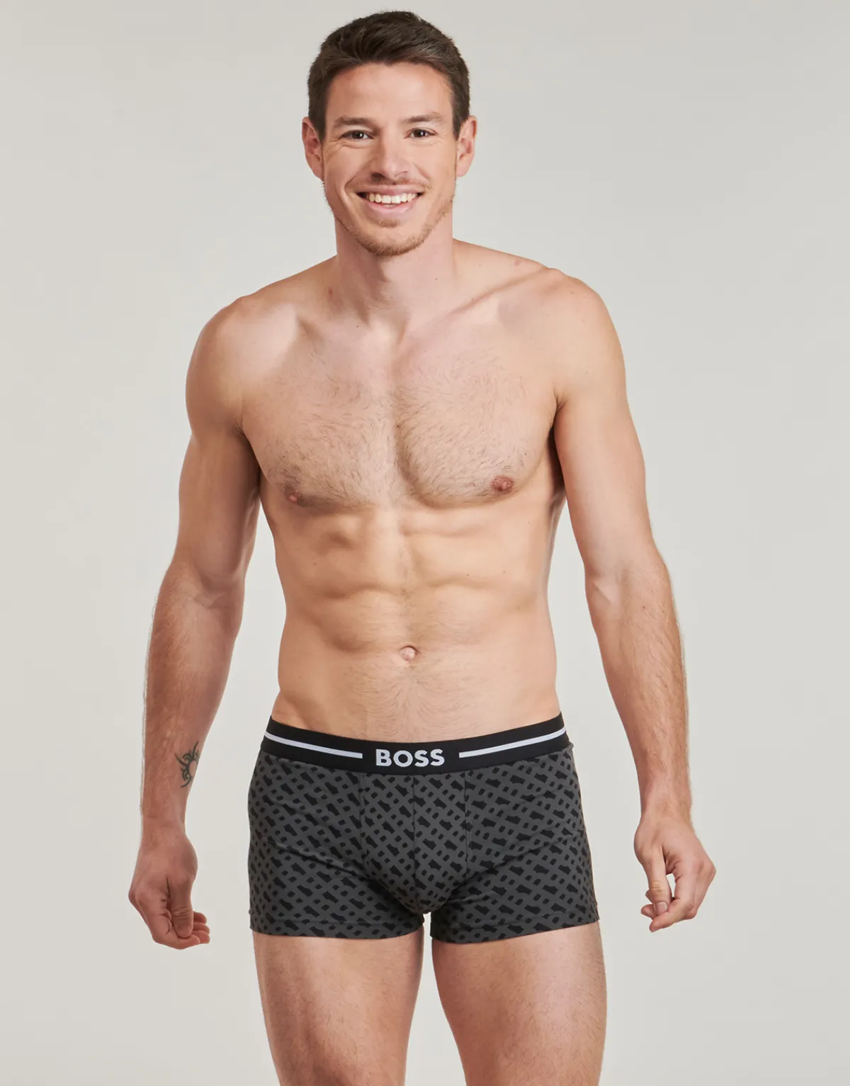 BOSS Trunk 3P Bold Design-Homme Boxers