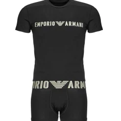 Emporio Armani T-SHIRT + TRUNK SET-Homme Pyjamas