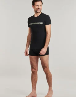 Emporio Armani T-SHIRT + TRUNK SET-Homme Pyjamas