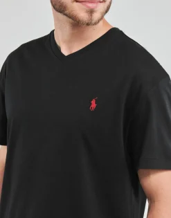 Polo Ralph Lauren T-SHIRT AJUSTE COL V EN COTON-Homme T-Shirts & Polos|T-Shirts & Polos