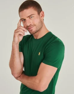 Polo Ralph Lauren T-SHIRT AJUSTE EN COTON-Homme T-Shirts & Polos|T-Shirts & Polos