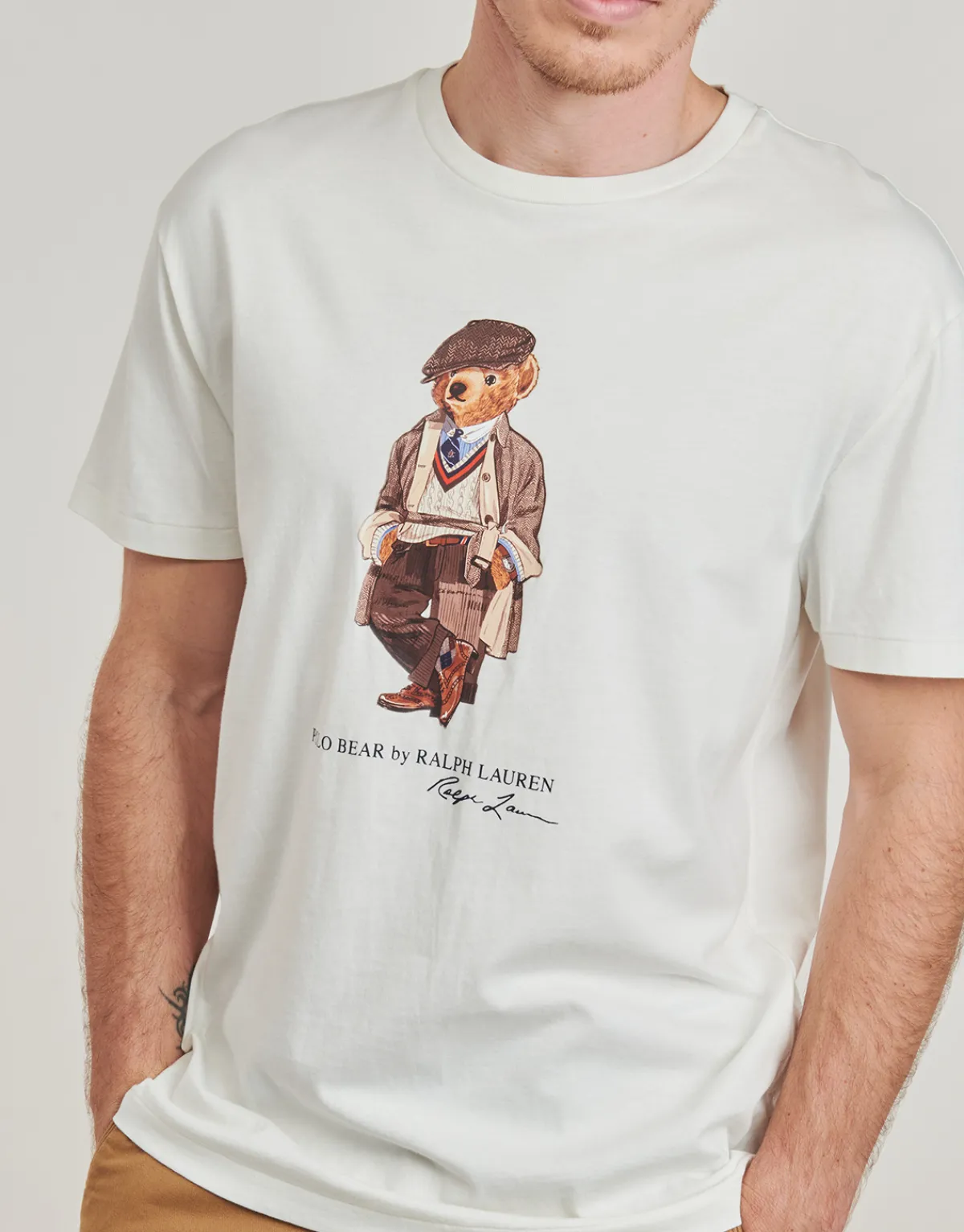 Polo Ralph Lauren T-SHIRT AJUSTE EN COTON POLO BEAR-Homme T-Shirts & Polos|T-Shirts & Polos