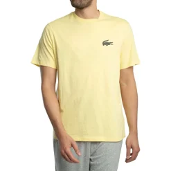 Lacoste T-shirt de détente à imprimé crocodile-Homme Pyjamas
