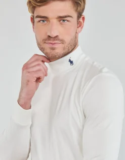 Polo Ralph Lauren T-SHIRT PIMA COTON COL CHEMINEE-Homme T-Shirts & Polos