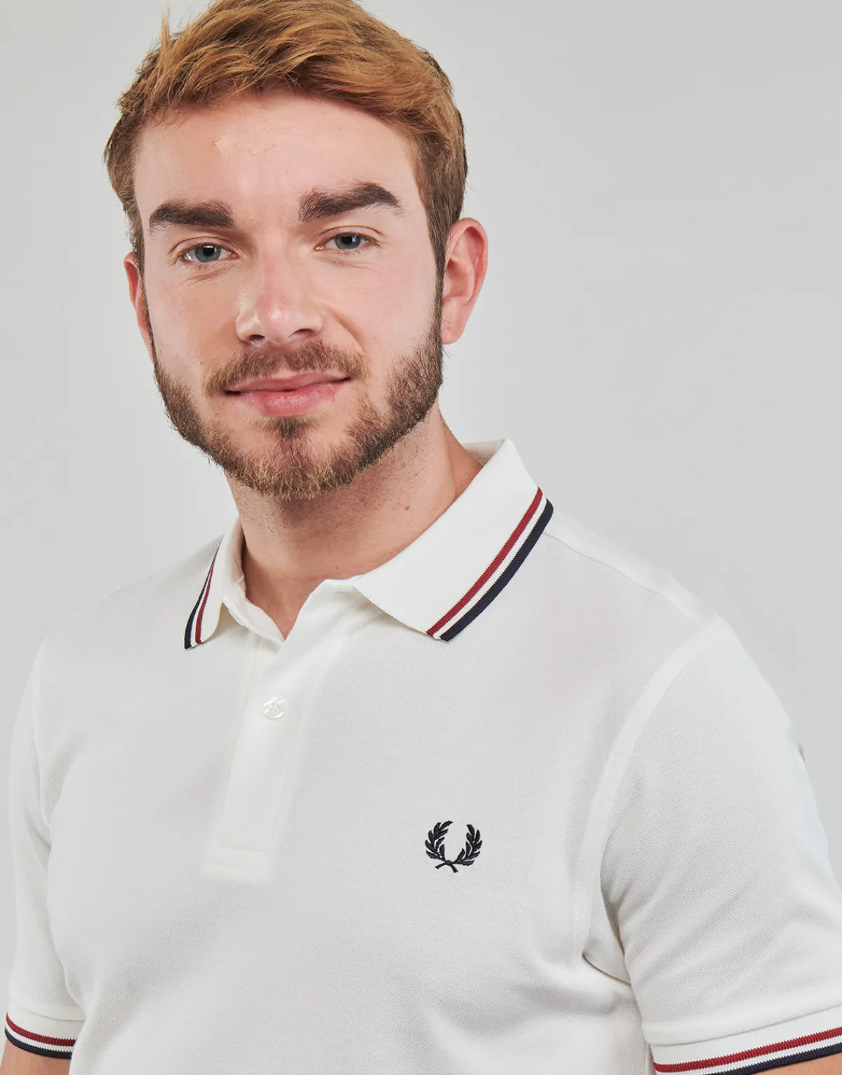 Fred Perry TWIN TIPPED SHIRT-Homme T-Shirts & Polos