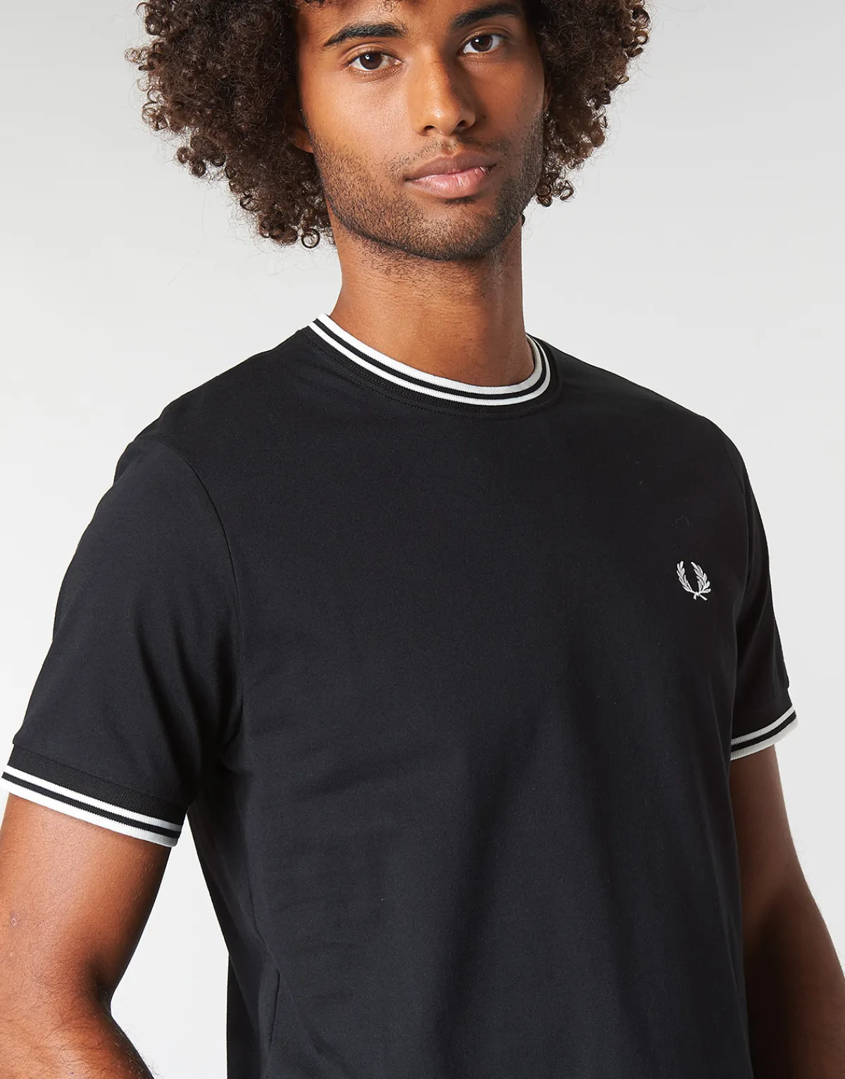 Fred Perry TWIN TIPPED T-SHIRT-Homme T-Shirts & Polos