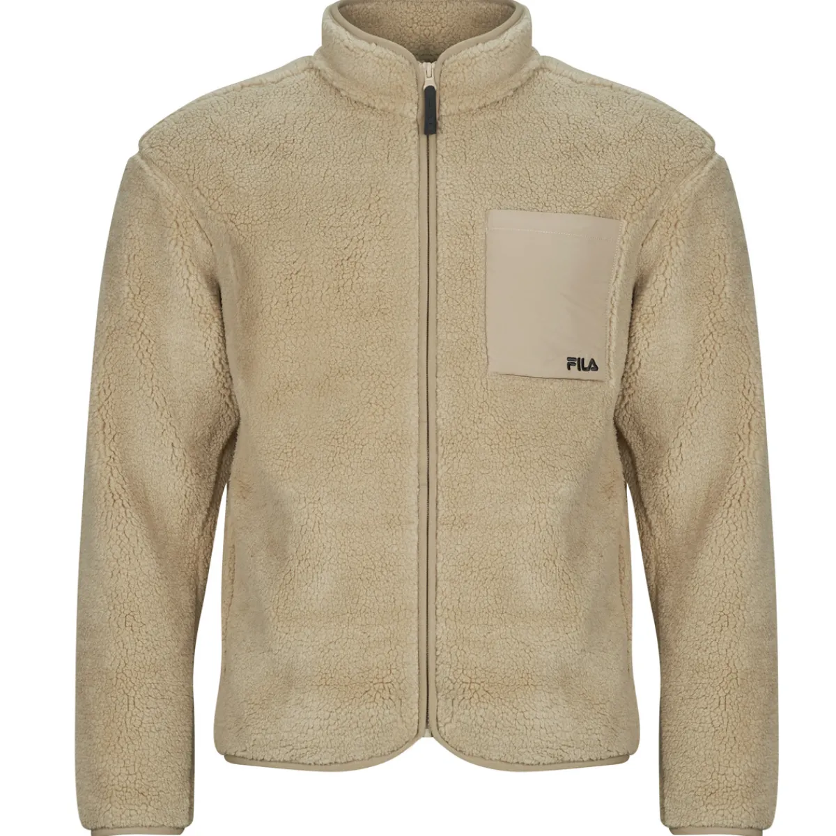 Fila VALGRANA REGULAR TEDDY FLEECE JACKET-Homme Sweats & Polaires