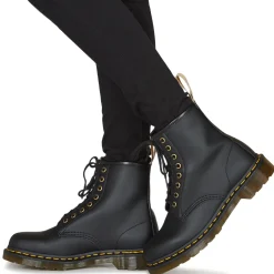 Dr. Martens VEGAN 1460 BLACK FELIX RUB OFF-Homme Bottines / Boots