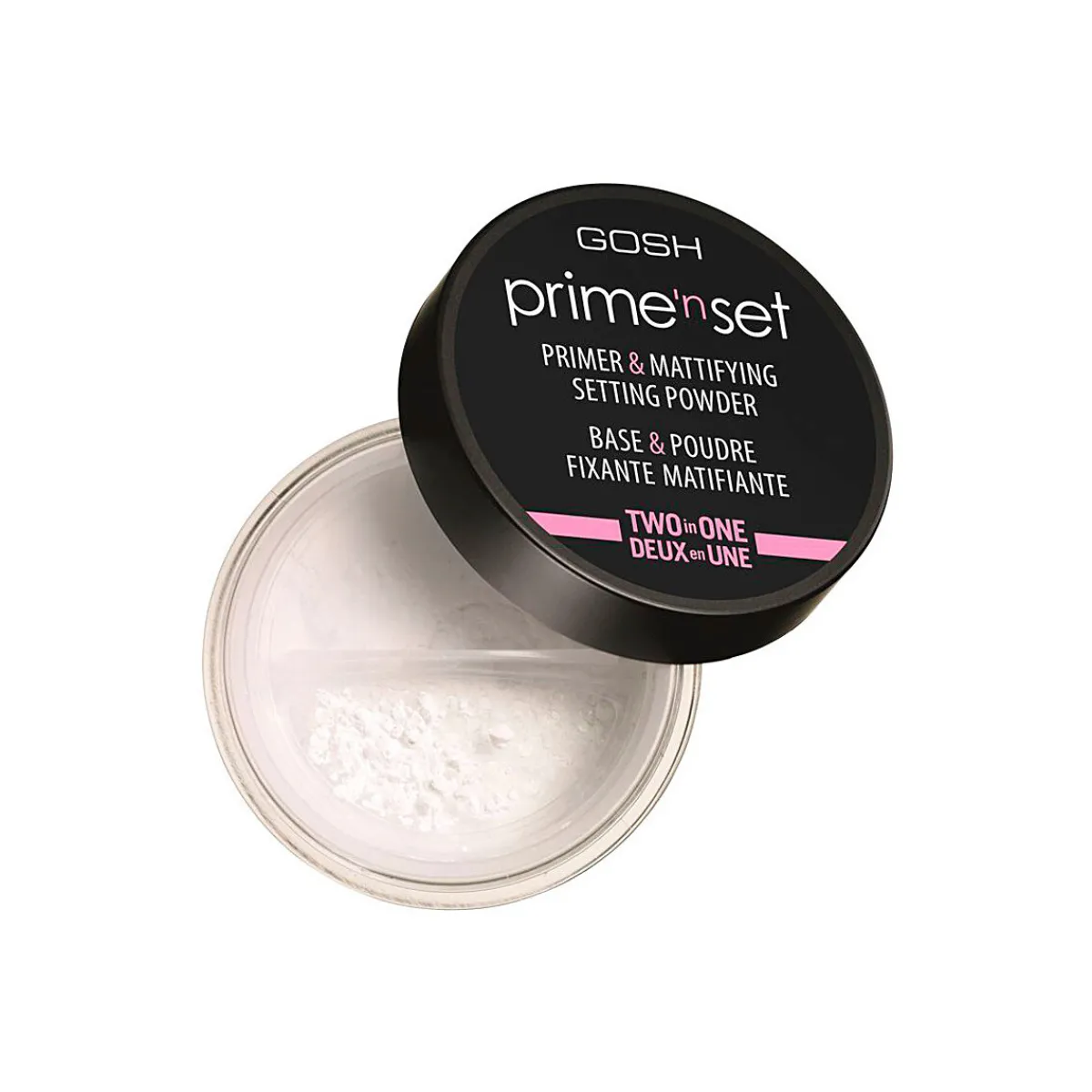 Gosh Copenhagen Velvet Touch Prime'n Set 2in1 Transparent-Homme Maquillage Teint