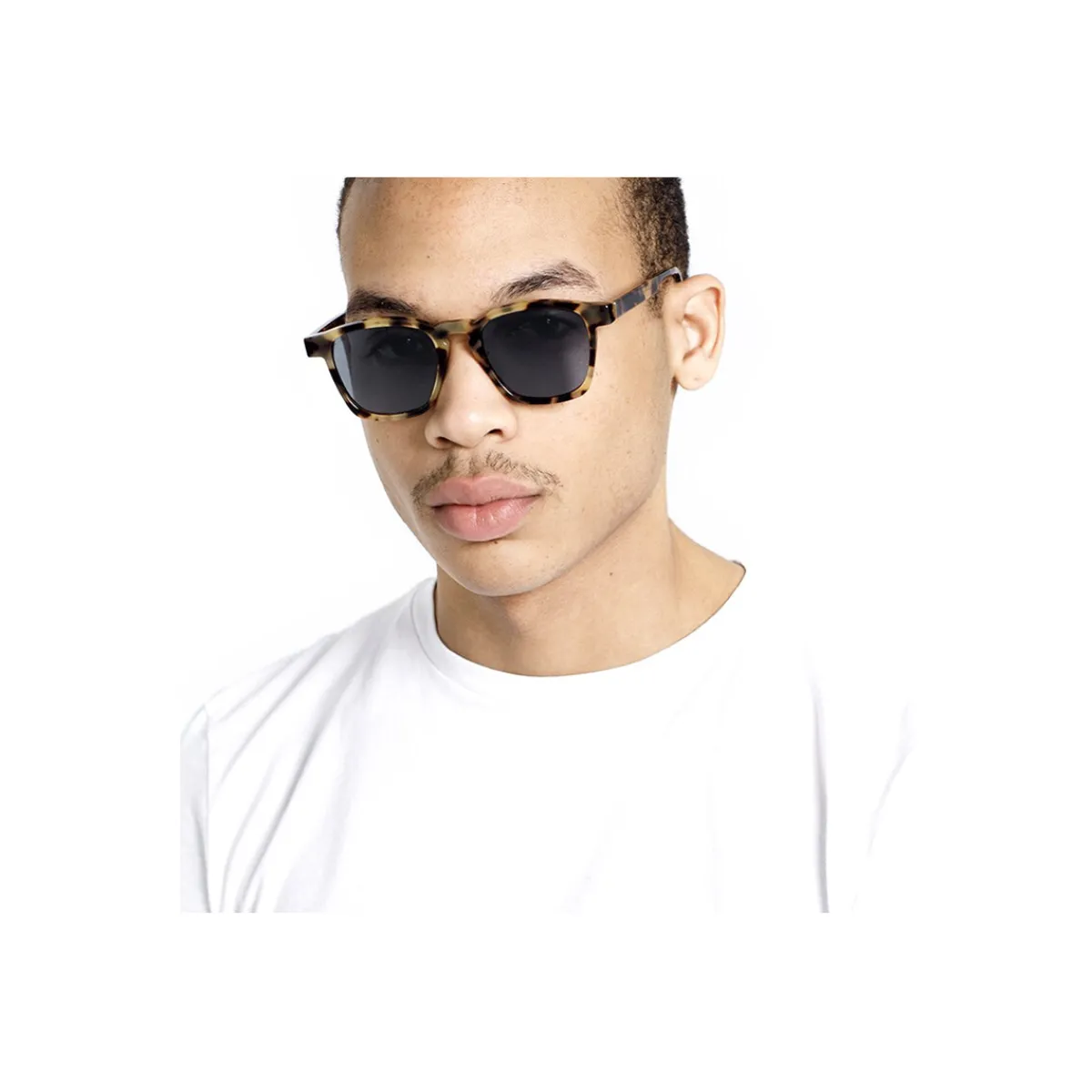 Retrosuperfuture V8F Unico Cheetah Lunettes de soleil, Havana/Bleu, 50 mm-Homme Lunettes De Soleil