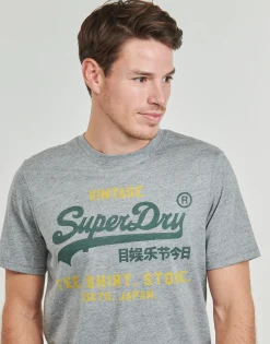 Superdry VINTAGE LOGO-Homme T-Shirts & Polos