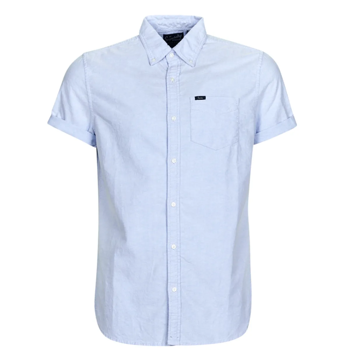 Superdry VINTAGE OXFORD S/S SHIRT-Homme Chemises