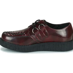TUK VIVA LOW CREEPER BURGUNDY-Homme Derbies & Richelieu