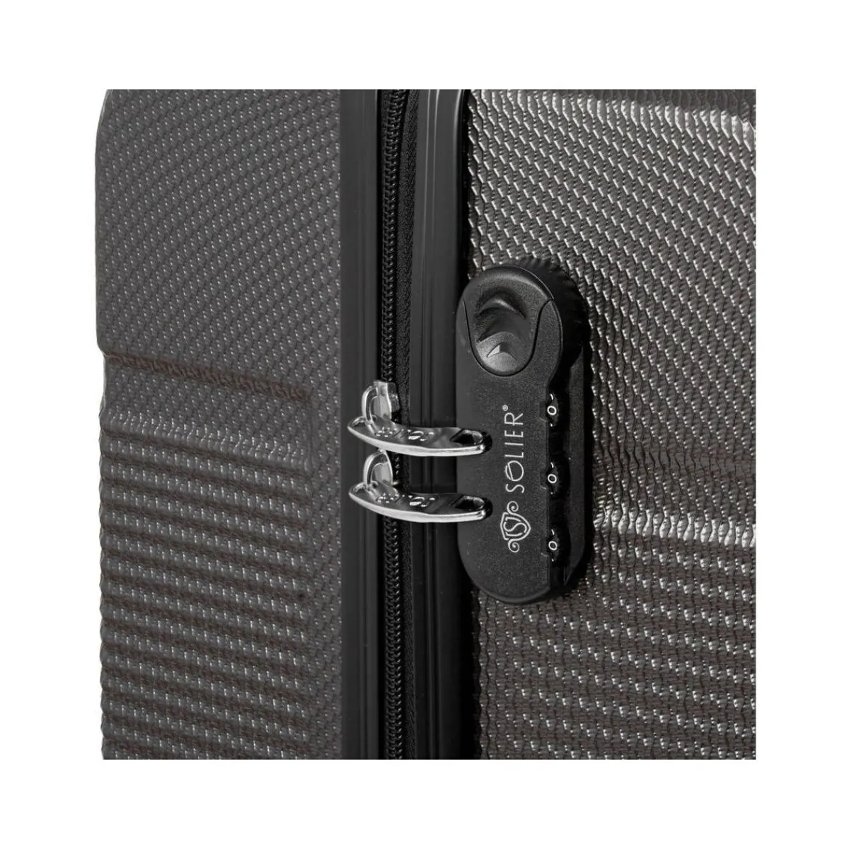 Solier Walizka Podróżna Mała Abs Stl945 Ciemnoszara-Homme Valises