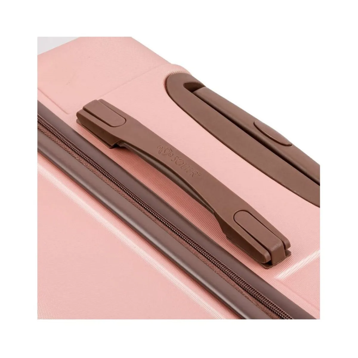 Solier Walizka Podróżna Średnia M 22' Stl957 Różowa-Homme Valises