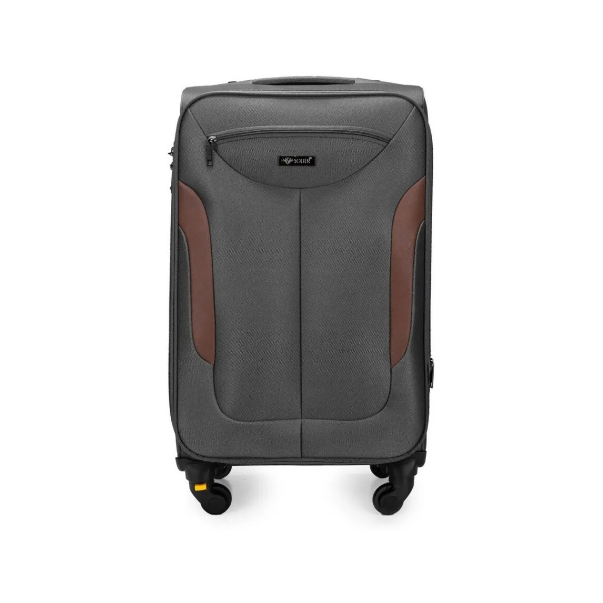 Solier WALIZKASTL1801DARKGREYBROWN23M52387-Homme Valises