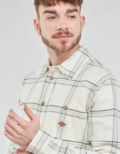 Dickies WARRENTON SHIRT LS-Homme Chemises