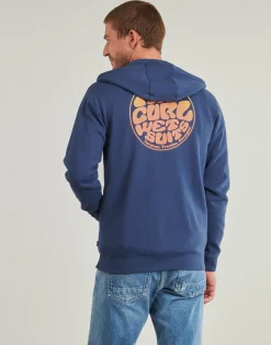 Rip Curl WETTIE PASSAGE ICON ZIP THRU-Homme Sweats & Polaires