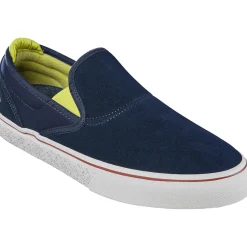 Emerica WINO G6 SLIP ON NAVY GOLD WHITE-Homme Skate