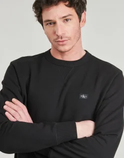 Calvin Klein Jeans WOVEN LABEL CREW NECK-Homme Pulls & Gilets