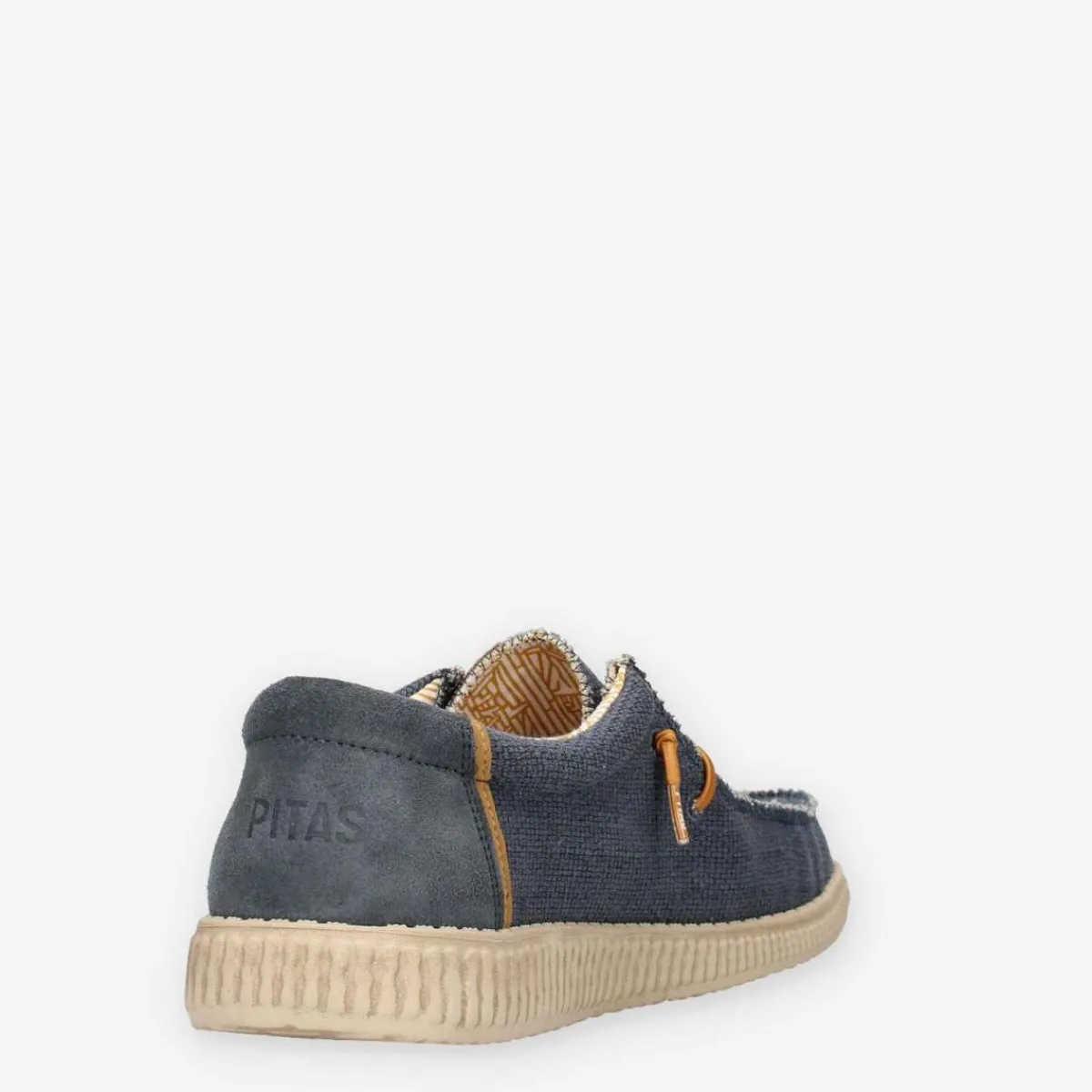 Walk In Pitas WP150-STEVE-05MARINO-Homme Slip Ons