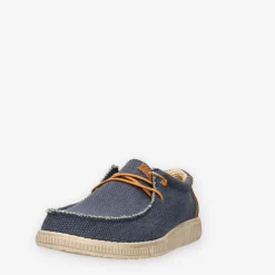 Walk In Pitas WP150-STEVE-05MARINO-Homme Slip Ons