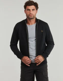 Fred Perry ZIP THROUGH SWEATSHIRT-Homme Sweats & Polaires
